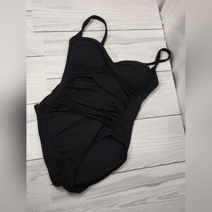 La Blanca Black One-Piece Swimsuit